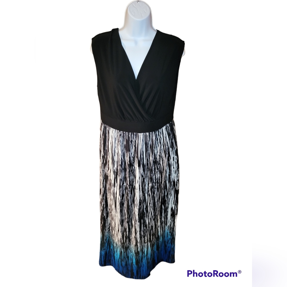 AB Studio Maxi Dress Size L Great Condition Cruise Beach Resort Vacation Dress